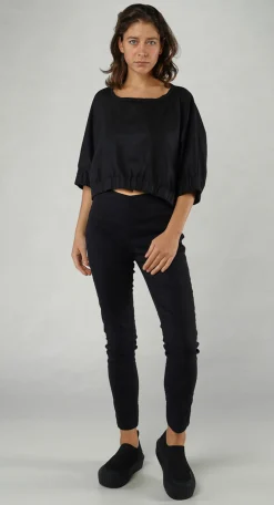 PRE-ORDER - Cropped T-Shirt in Galaxy Sparkle (Pictured in Black Sparkle)