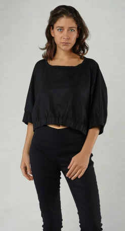 PRE-ORDER -  Cropped T-Shirt in Galaxy Sparkle (Pictured in Black Sparkle)