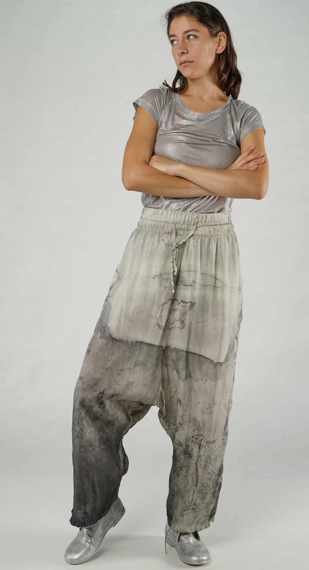 PRE-ORDER - Drawstring Trouser in Moon Pigment (Pictured in Asteroid Pigment)