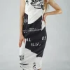 PRE-ORDER - Fitted Dress in Malibu Print (Pictured in Black Print)