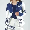 PRE-ORDER - Fitted Jacket in Malibu Print (Pictured in Navy Print)