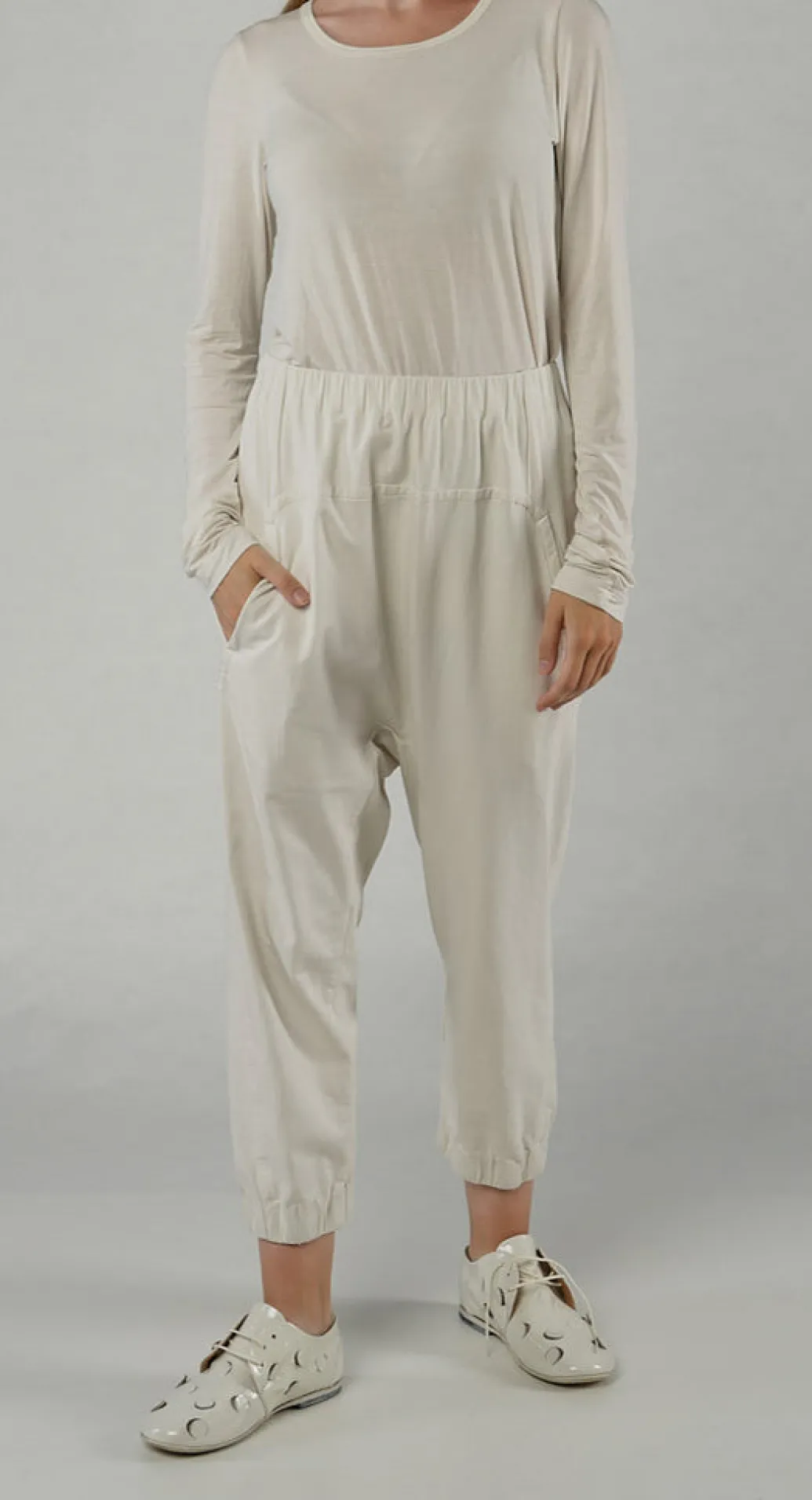 PRE-ORDER - Jersey Jogger in Starwhite