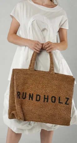 PRE-ORDER -  Large Raffia Tote Bag in Black (Pictured in The)