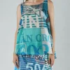 PRE-ORDER - Lightweight Cotton Sleeveless Top in Colorful