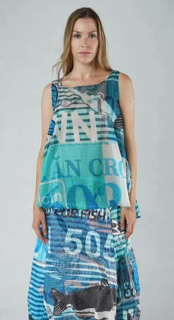 PRE-ORDER - Lightweight Cotton Sleeveless Top in Colorful