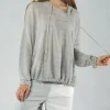 PRE-ORDER - Lightweight Hooded Pullover in Black (Pictured in Grey)