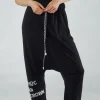 PRE-ORDER - Lightweight Knitted Trousers in Navy Offwhite (Pictured in Black Offwhite)