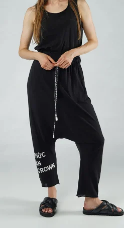 PRE-ORDER - Lightweight Knitted Trousers in Grey Offwhite (Pictured in Black Offwhite)
