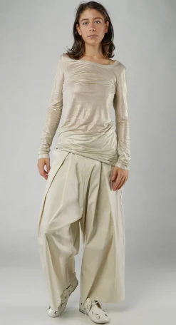 PRE-ORDER -  Long Sleeve Metallic T-Shirt in Moon Sparkle (Pictured in Galaxy Sparkle)