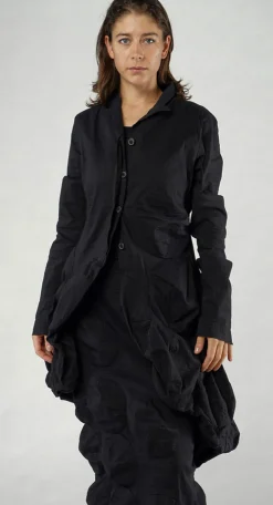 PRE-ORDER -  Longline Bubble Coat in Galaxy (Pictured in Black)