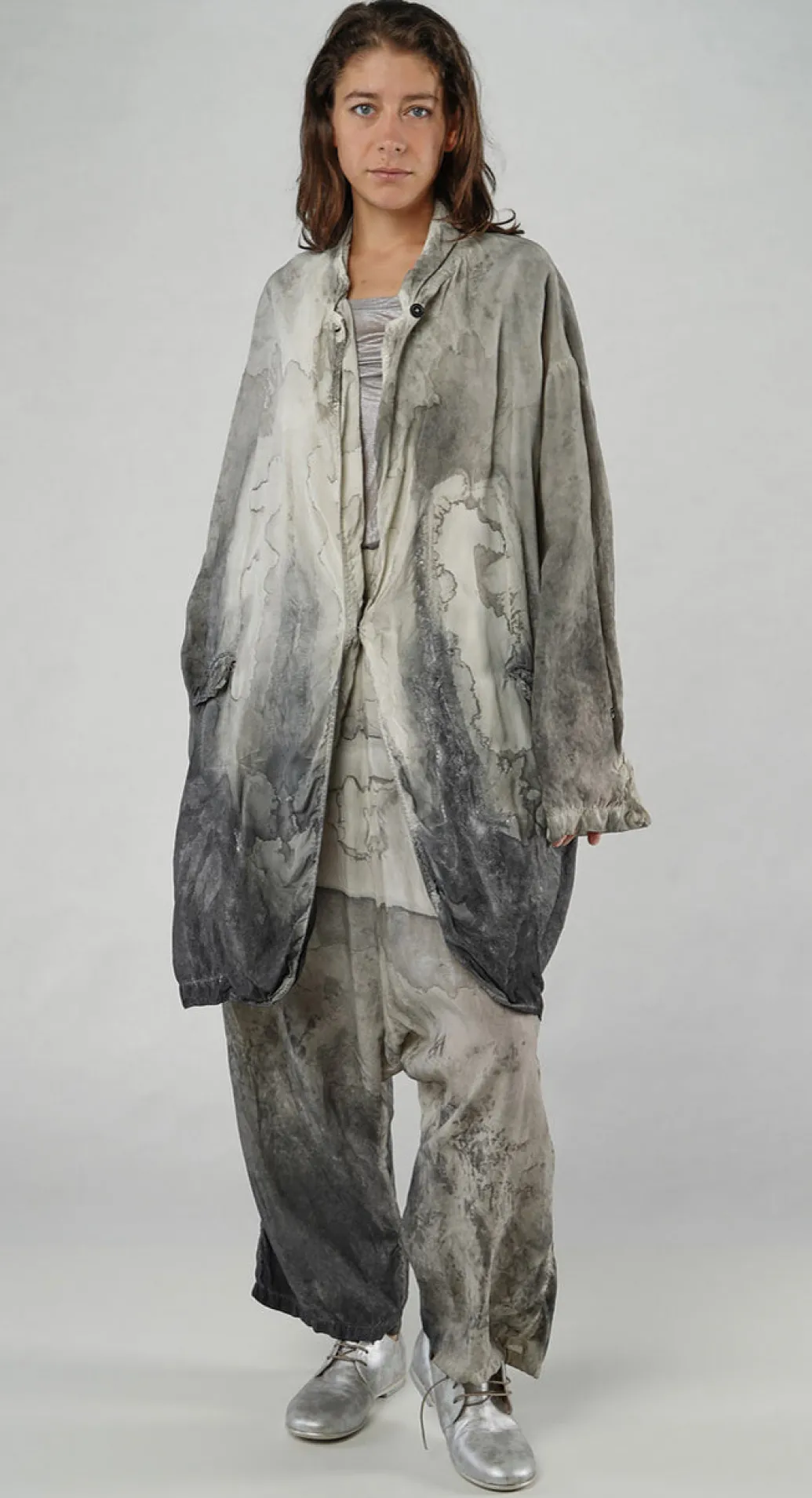 PRE-ORDER - Loose Fit Coat in Asteroid Pigment