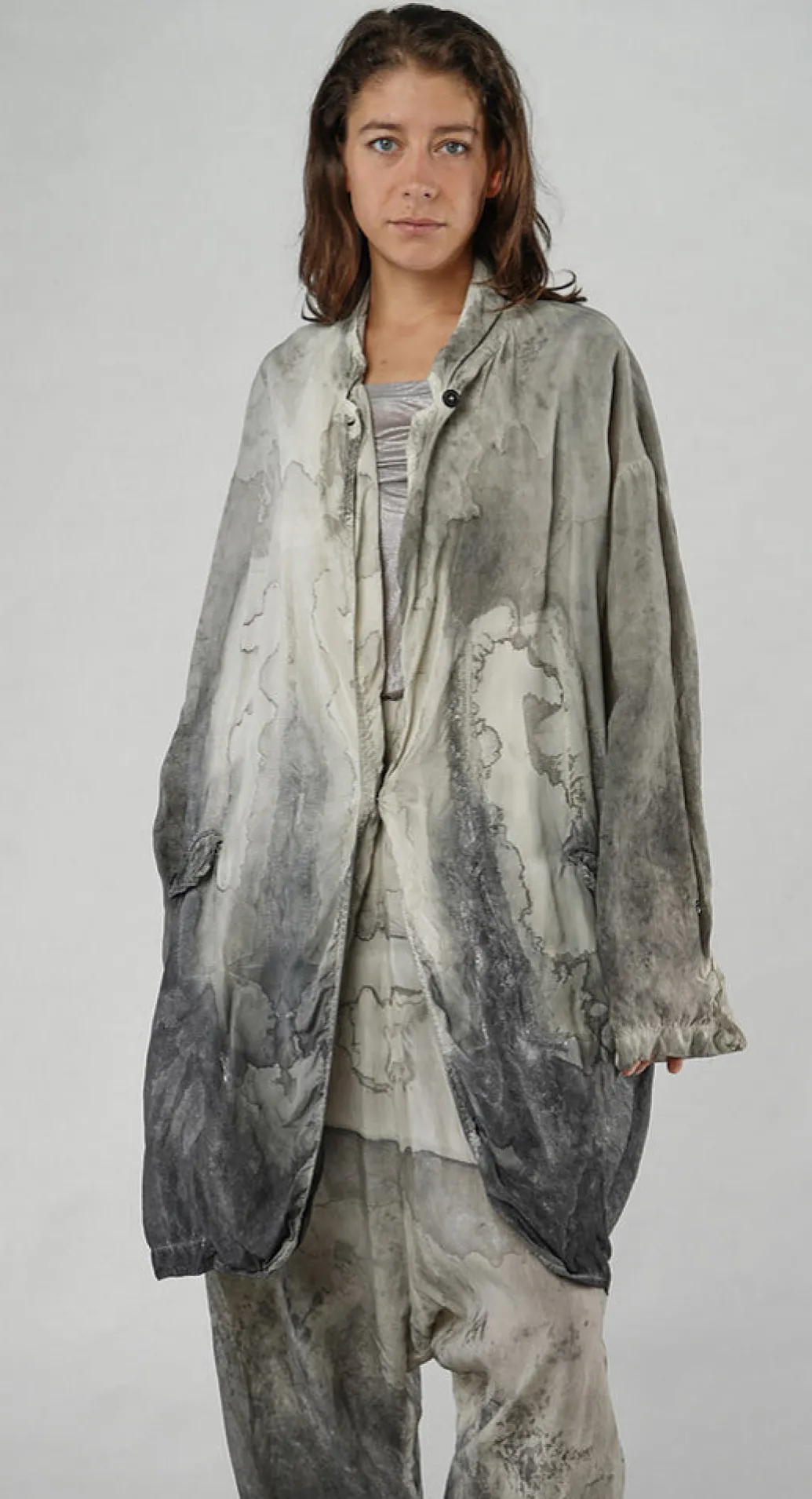 PRE-ORDER - Loose Fit Coat in Asteroid Pigment
