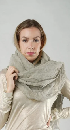 PRE-ORDER -  Mesh Scarf in Blackmel (Pictured in Dust Mel)