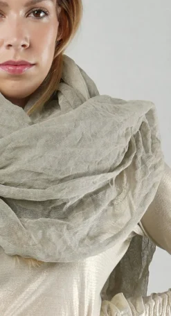 PRE-ORDER -  Mesh Scarf in Blackmel (Pictured in Dust Mel)