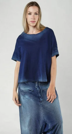 PRE-ORDER -  Oversized T-Shirt in Mandarine Dye (Pictured in Stonewash)