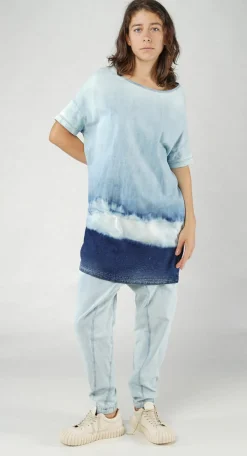 PRE-ORDER -  Oversized T-Shirt Dress in Mandarine Dye (Pictured in Stonewash)