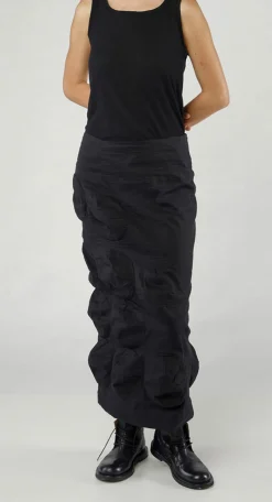 PRE-ORDER -  Pencil Bubble Skirt in Moon (Pictured in Black)