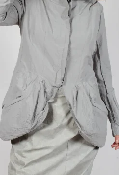 PRE-ORDER - Pocket Front Jacket in Moon
