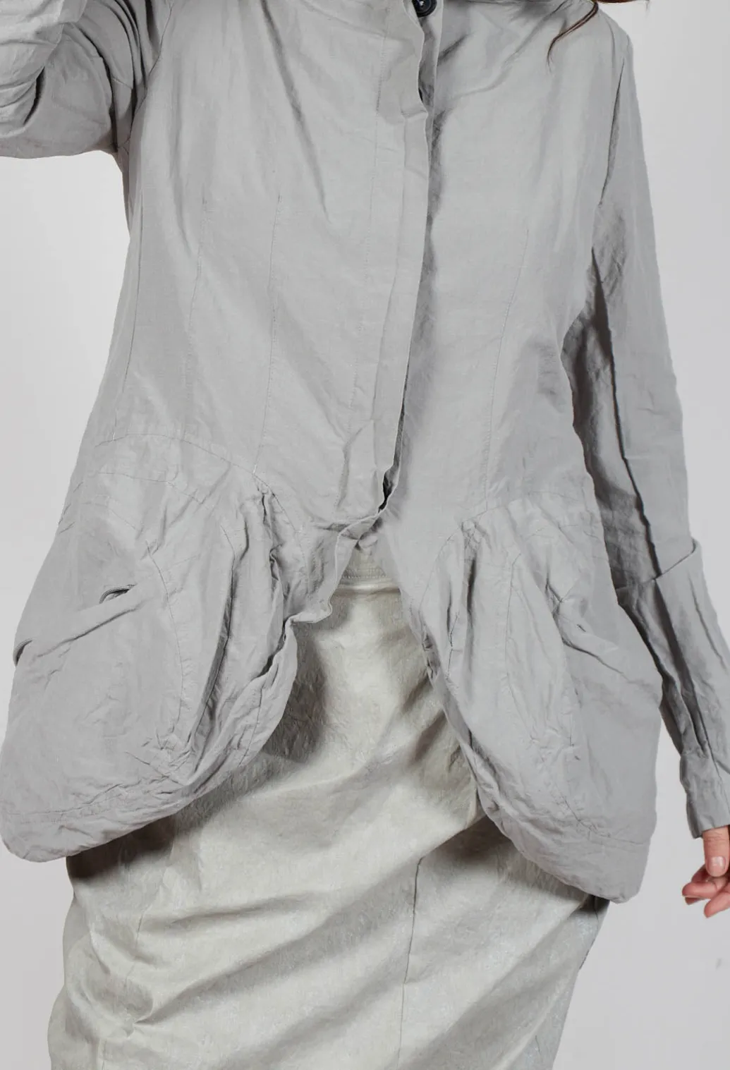 PRE-ORDER - Pocket Front Jacket in Moon