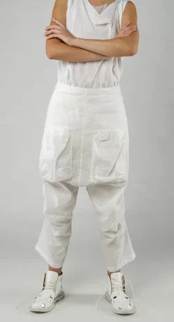 PRE-ORDER -  Pocket Front Trousers in Moon (Pictured in Starwhite)