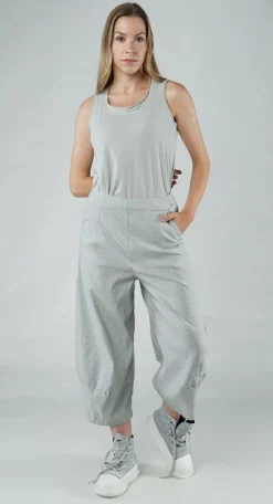 PRE-ORDER - Pull On Balloon Trousers in Malibu Print (Pictured in Grey Check)