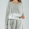 PRE-ORDER - Relaxed Fit Jumper in Black Print (Pictured in Grey Print)