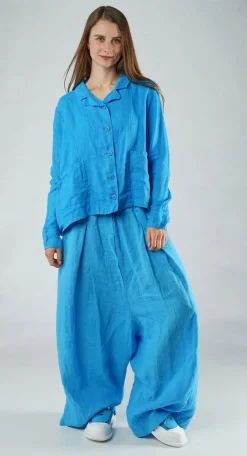 PRE-ORDER - Relaxed Linen Jacket in Malibu