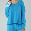 PRE-ORDER - Round Neck Jumper in Navy Print (Pictured in Malibu Print)