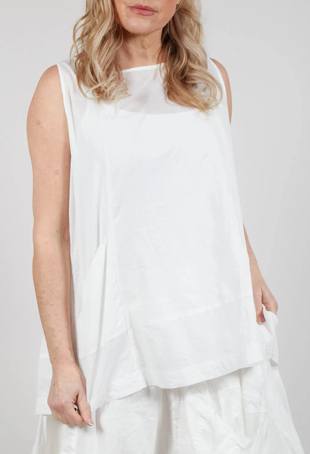 PRE-ORDER - Semi Sheer Top in Starwhite (Pictured in Galaxy Sparkle)