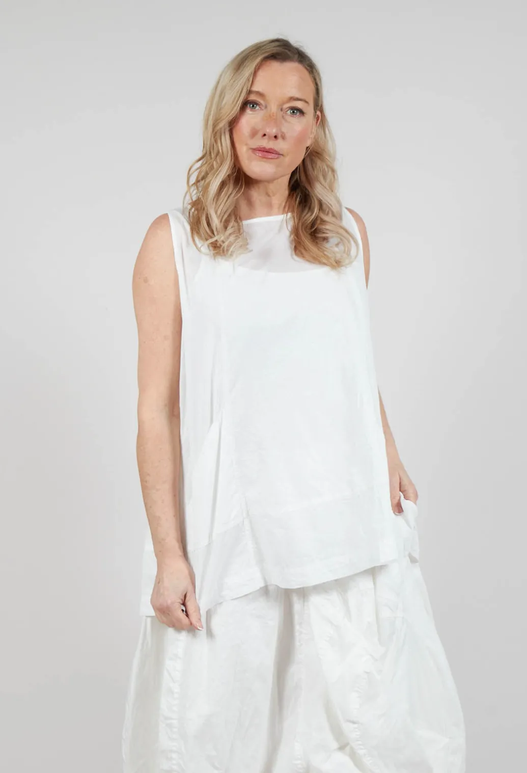 PRE-ORDER - Semi Sheer Top in Starwhite (Pictured in Galaxy Sparkle)