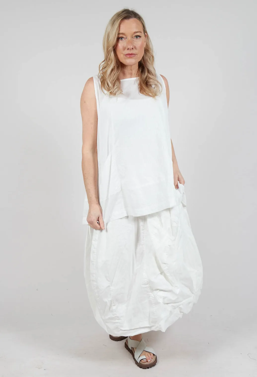 PRE-ORDER - Semi Sheer Top in Starwhite (Pictured in Galaxy Sparkle)
