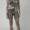 PRE-ORDER -  Sheer Print Leggings in Asteroid Pigment