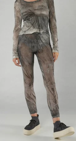 PRE-ORDER -  Sheer Print Leggings in Asteroid Pigment
