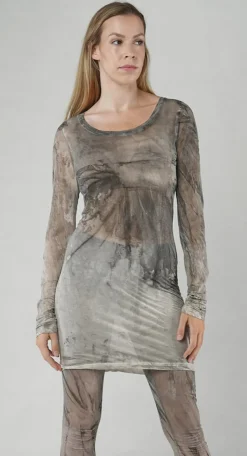 PRE-ORDER -  Sheer Print T-Shirt in Moon Pigment (Pictured in Asteroid Pigment)