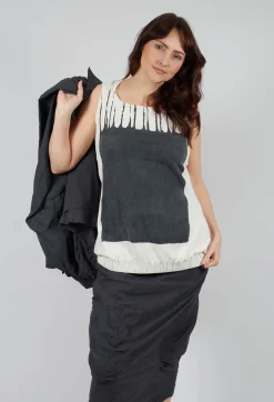PRE-ORDER - Sleeveless Vest Top in Asteroid Paint