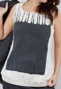 PRE-ORDER -  Sleeveless Vest Top in Asteroid Paint