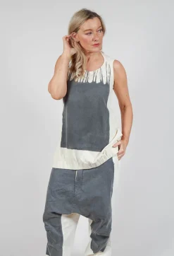 PRE-ORDER -  Sleeveless Vest Top in Asteroid Paint