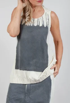 PRE-ORDER -  Sleeveless Vest Top in Asteroid Paint