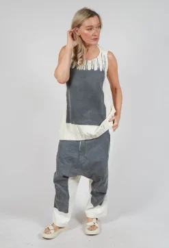 PRE-ORDER -  Sleeveless Vest Top in Asteroid Paint