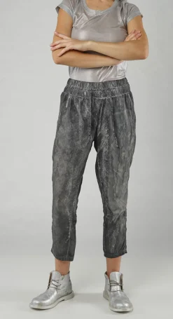 PRE-ORDER -  Slim Fit Drawstring Trousers in Asteroid Pigment