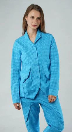 PRE-ORDER - Tailored Jacket in Navy Print (Pictured in Malibu Print)