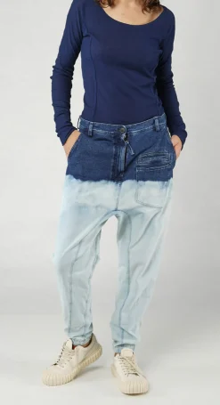 PRE-ORDER - Tie-Dye Straight Leg Jeans in Bleachwash