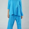 PRE-ORDER - Top with Flared Insert in Grey (Pictured in Malibu)