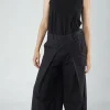 PRE-ORDER - Trousers with Oversized Pleats in Black
