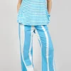 PRE-ORDER - Wide Leg Pull On Trousers in Malibu Print