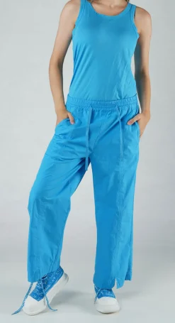 PRE-ORDER - Wide Leg Trousers in Aqua (Pictured in Malibu)