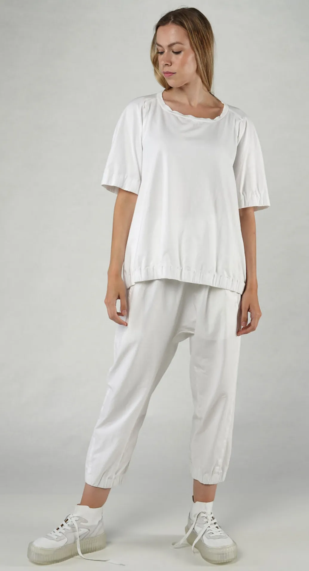 PRE-ORDER - Wide Neck T-Shirt in Moon Sparkle (Pictured in Galaxy Sparkle)