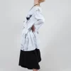 Print Jumper in Black and White