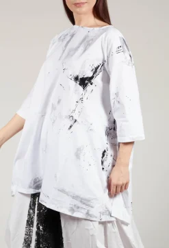 Print Jumper in Black and White