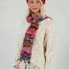 Print Wool Scarf in Orchid
